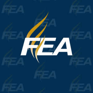fea logo on blue